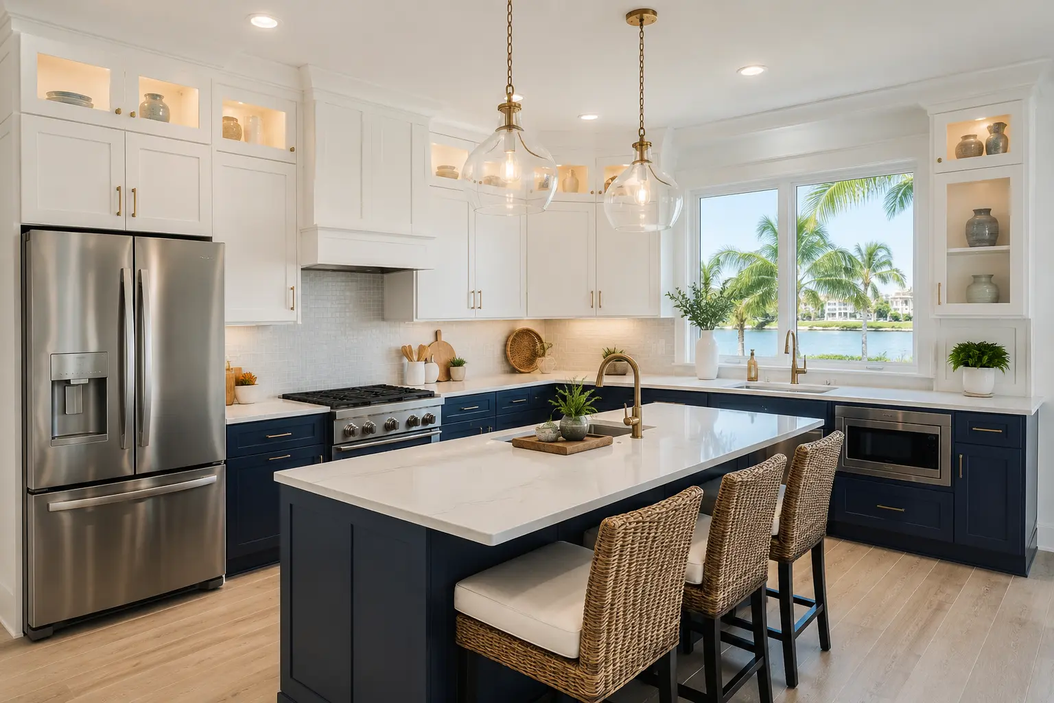 Completed Southwest Florida kitchen remodeling project